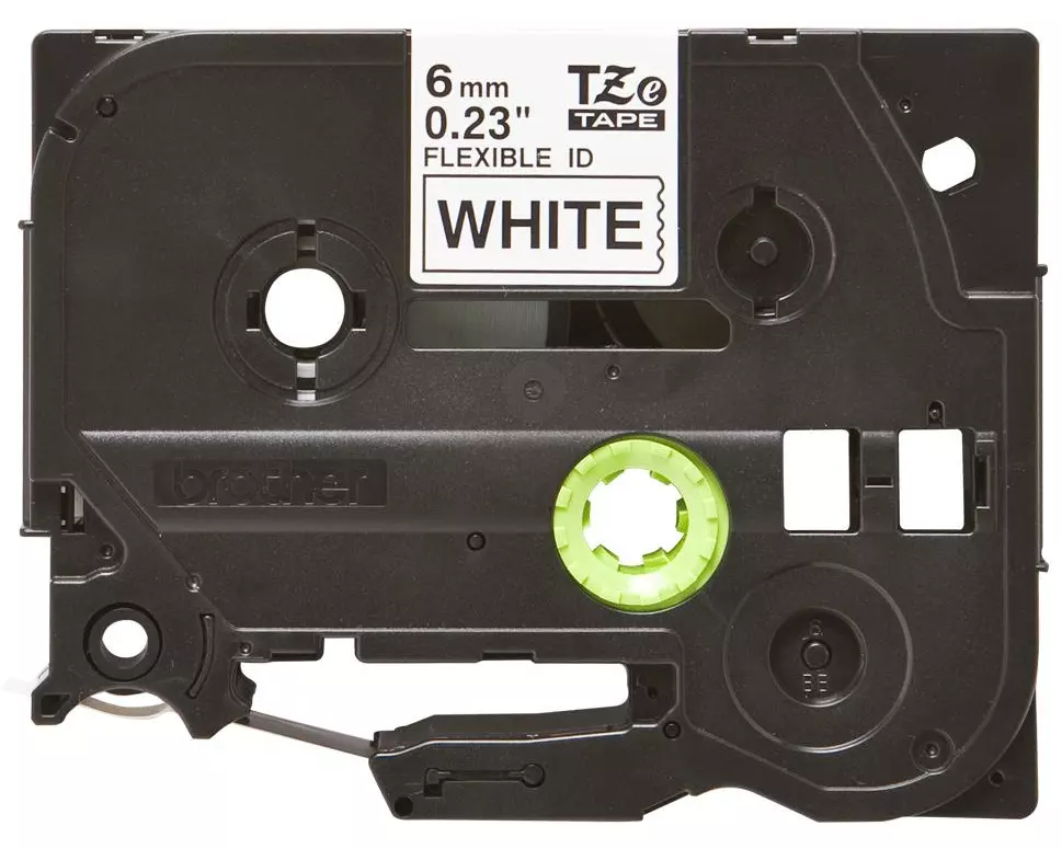 Brother Beschriftungsband TZe-FX211 Schwarz auf Weiss
