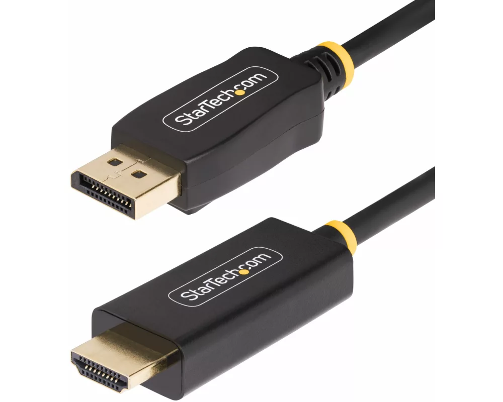 StarTech.com 4M-DP-HDMI-4K60-HDR video cable adapter DisplayPort HDMI Typ A (Standard) Schwarz