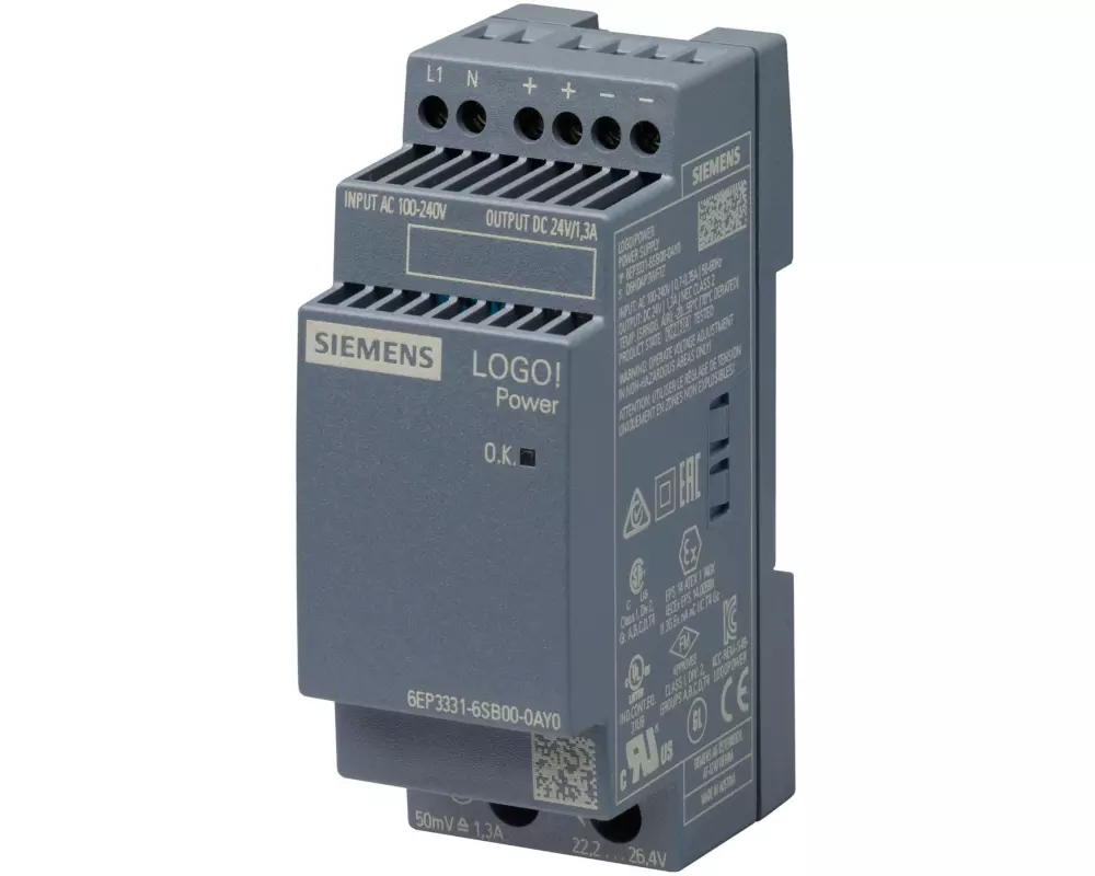 Siemens DIN-Schienennetzgerät 31.2 W, 24 V