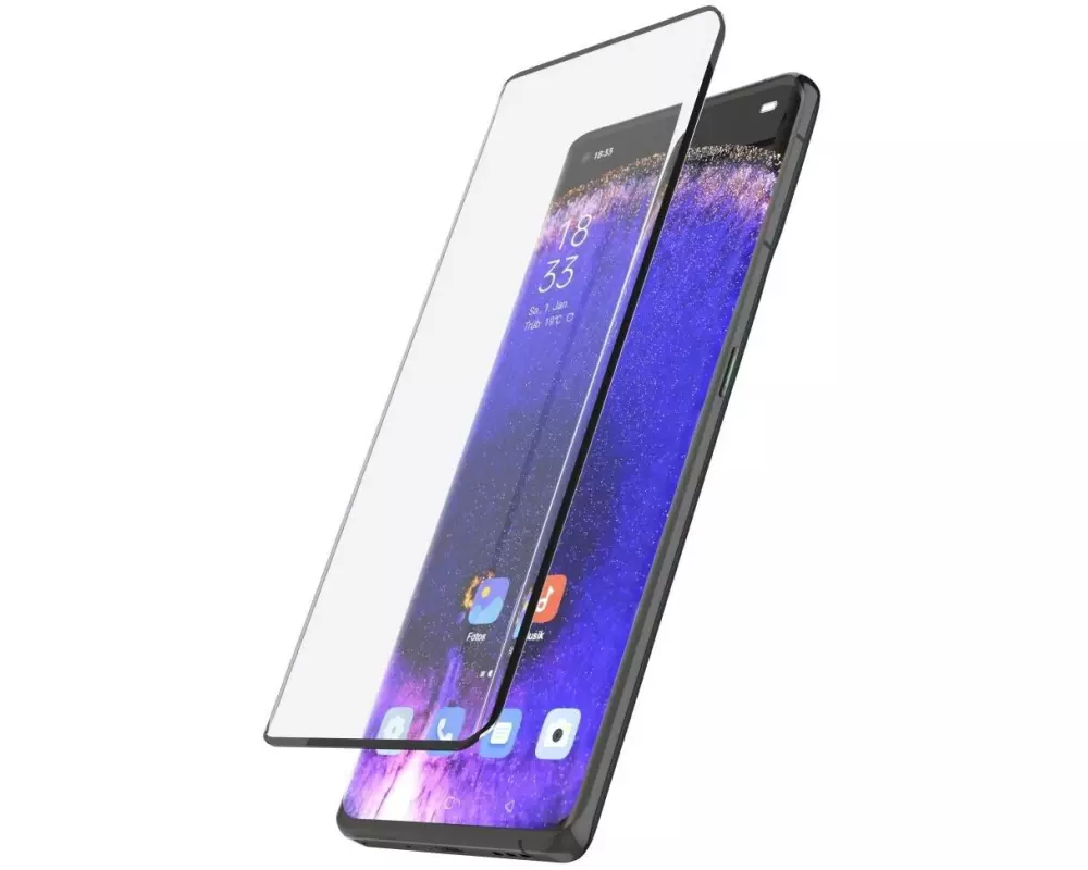 Hama Displayschutz 3D-Full-Screen-Schutzglas für Find X5