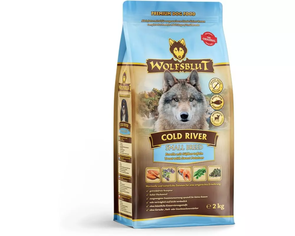 Wolfsblut Trockenfutter Dog Small Breed Cold River Adult, 2 kg
