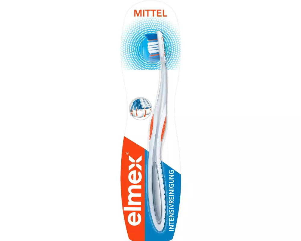 elmex Handzahnbürste Intensivreinigung Mittel 1 Stück