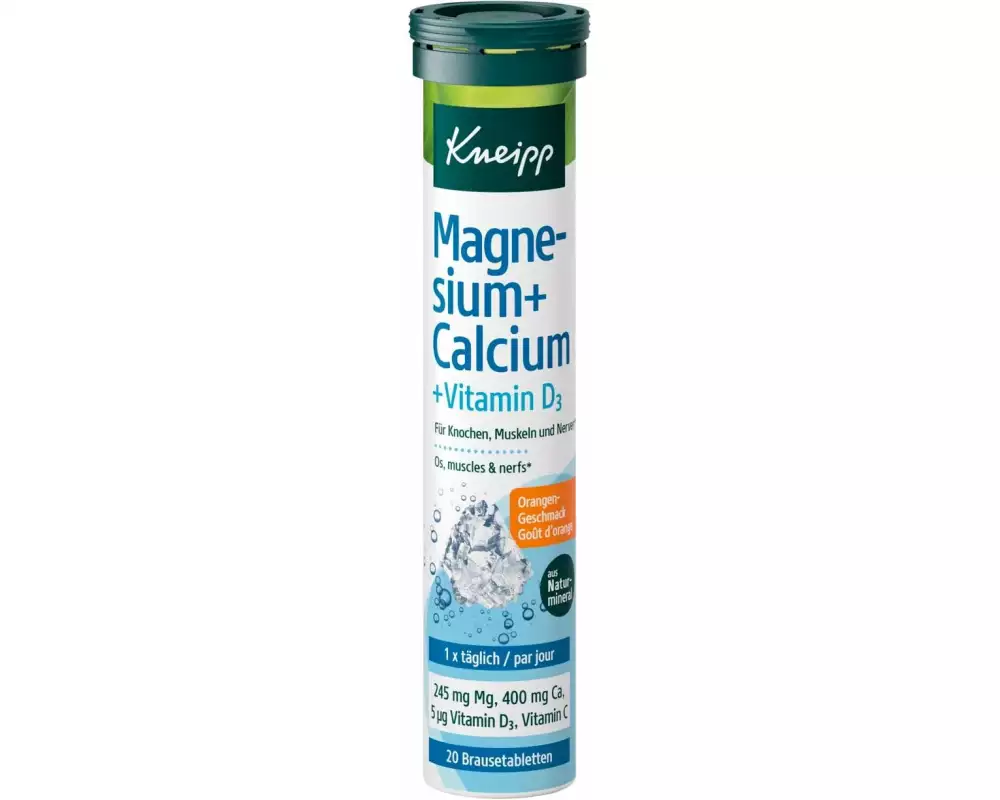 Kneipp Natürliches Magnesium + Calcium 20 Brausetabletten