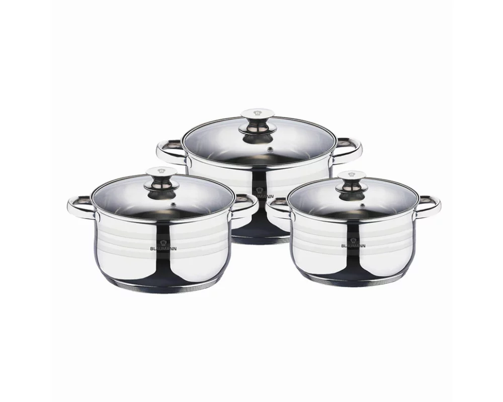 Blaumann 6-teiliges Topfset Edelstahl Gourmet Line