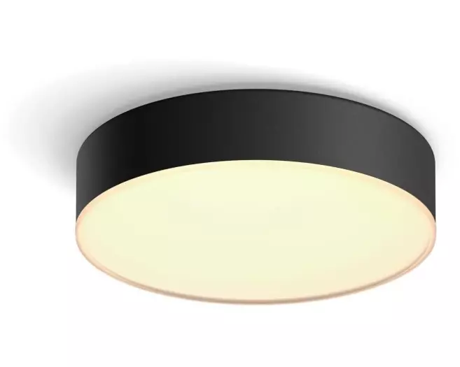 Philips Hue Deckenleuchte White Ambiance, Enrave S, Schwarz, Bluetooth