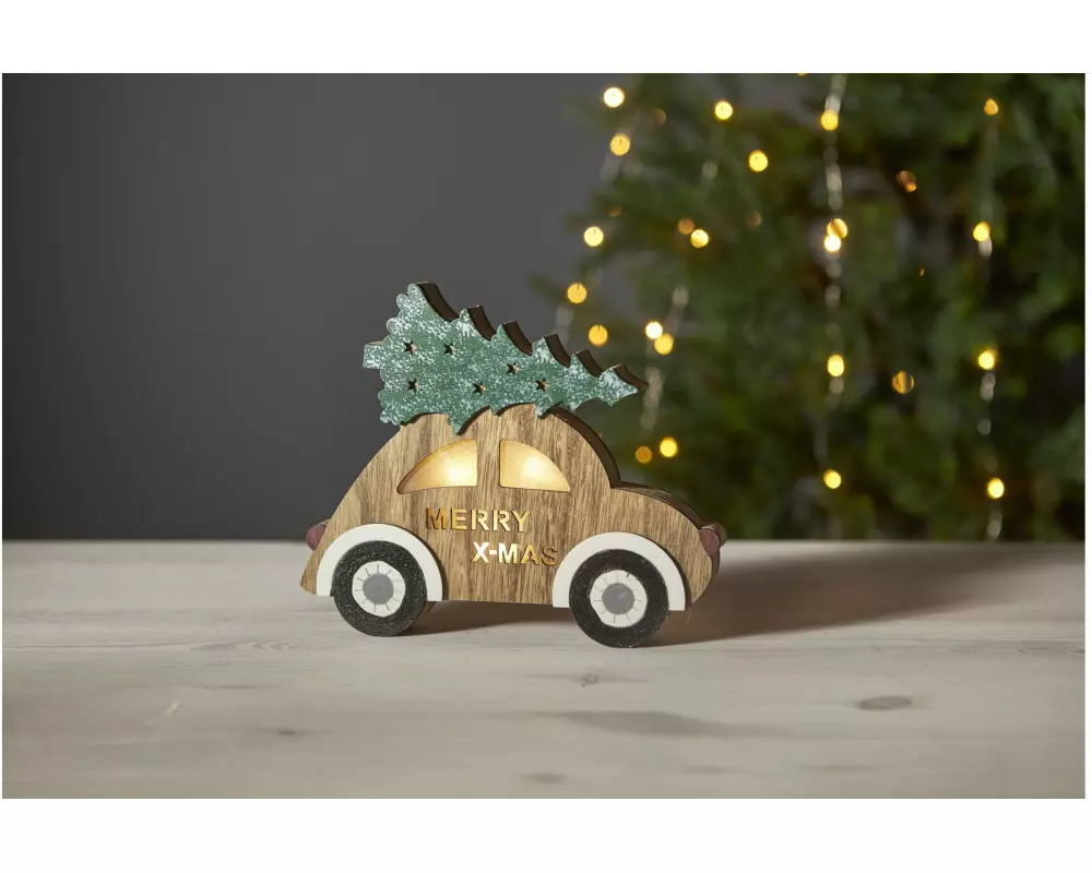 Star Trading Tischdeko Billy, 20 cm, Holz