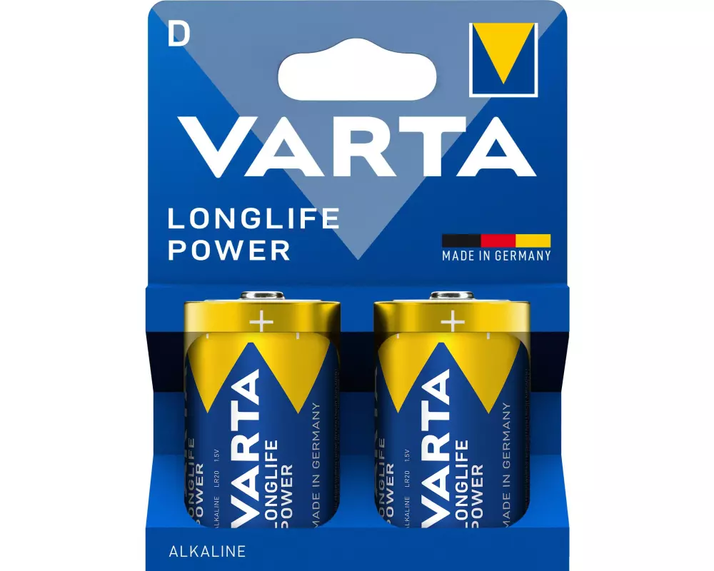 Varta Batterie Longlife Power D , 2 Stück