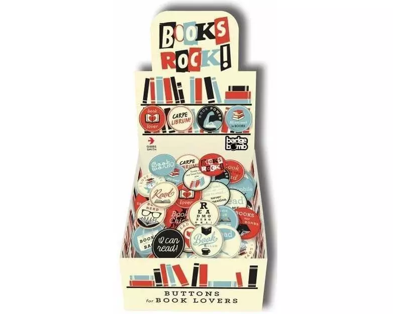 Books Rock! Badge Box