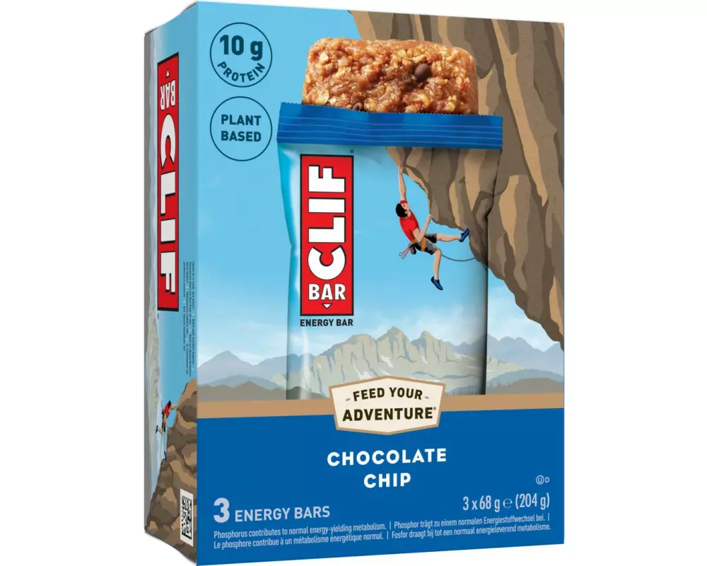CLIF Riegel Bar Cocolate Chip 3 x 68 g