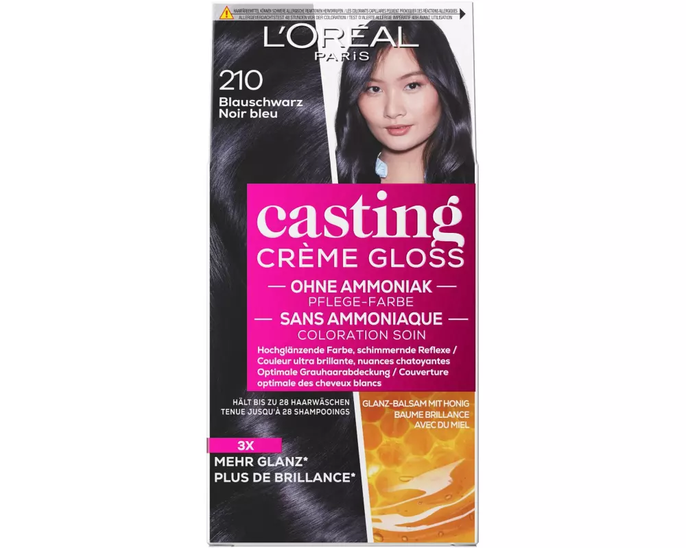 L'Oréal Paris Haarcoloration Casting Crème Gloss 210 Blauschwarz
