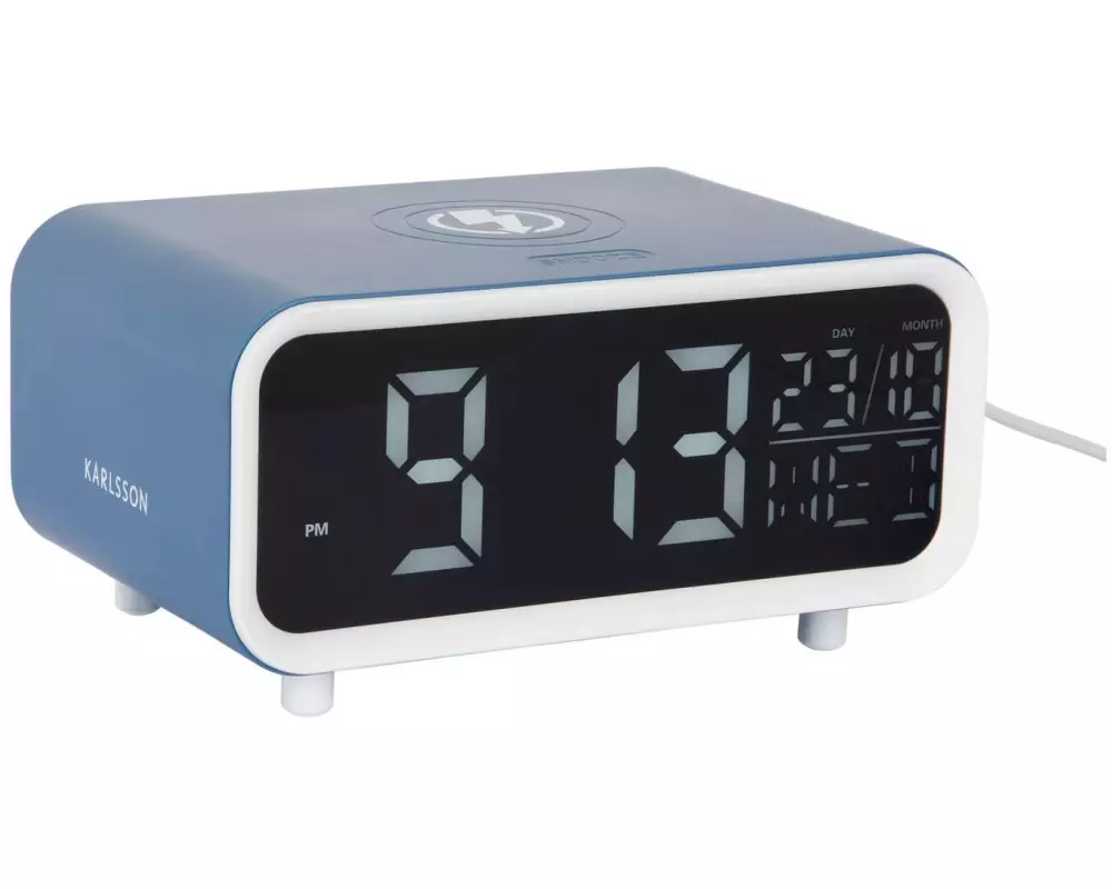 KARLSSON Digitalwecker Chunky Classic blue