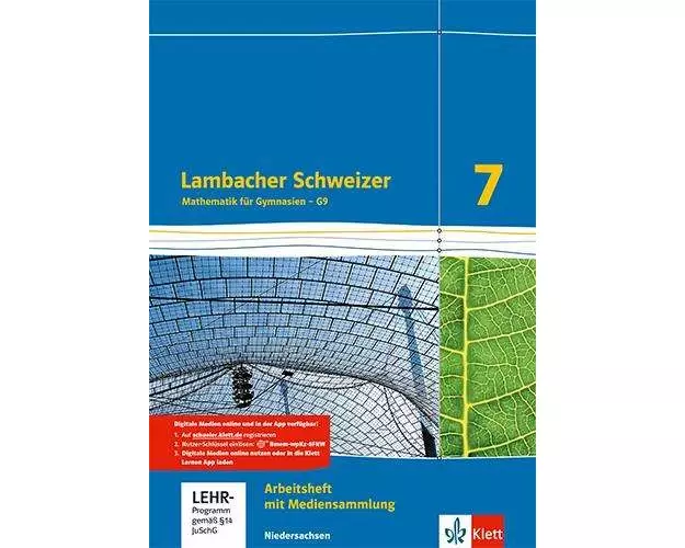 Lambacher Schweizer. 7. Schuljahr G9. Arbeitsheft plus Lösungsheft und Lernsoftware. Neubearbeitung. Niedersachsen