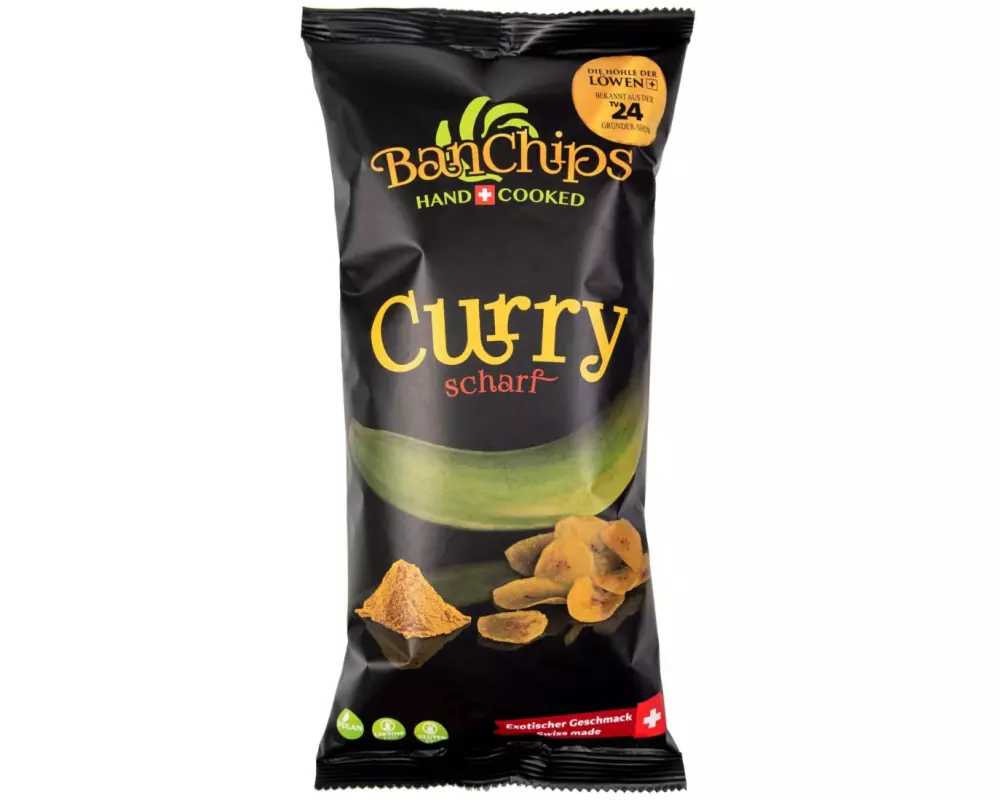 BanChips Bananenchips Curry 90 g