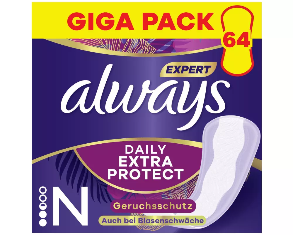 Always Slipeinlage Expert Daily Protect Normal 64 Stück