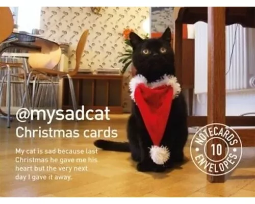 My Sad Cat Christmas Cards
