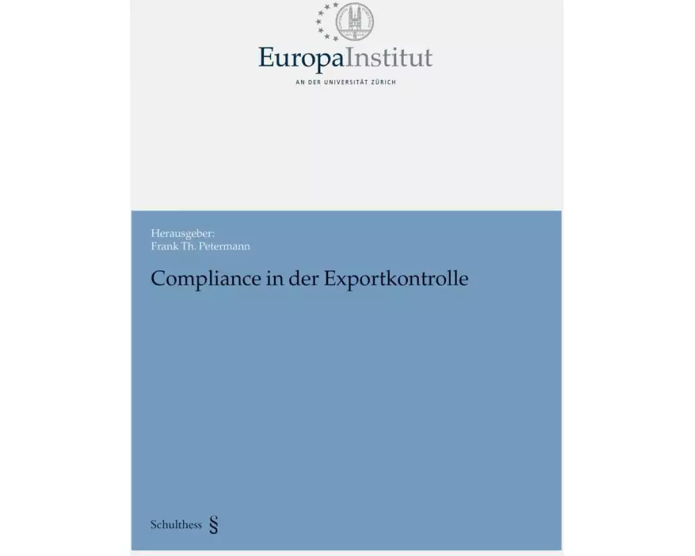 Compliance in der Exportkontrolle