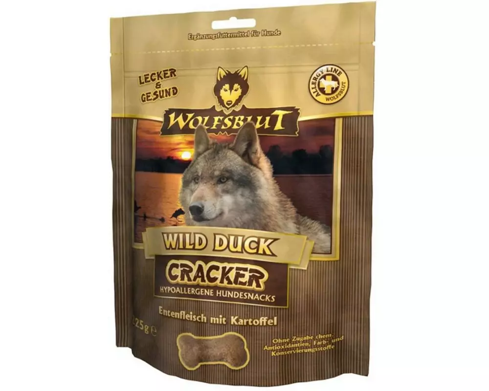 Wolfsblut Biscuits Cracker Wild Duck, 225 g