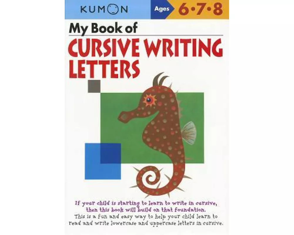 Kumon My Book of Cursive Writing Letters