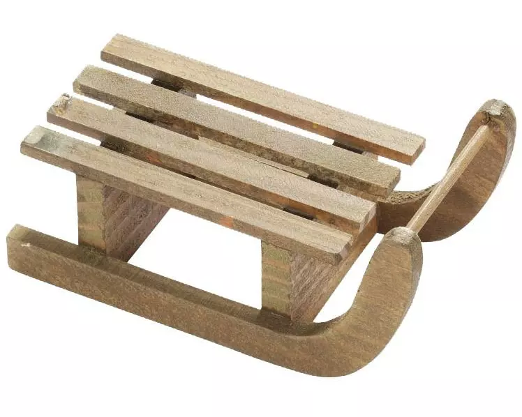 HobbyFun Mini-Utensilien Schlitten 7 x 3.6 x 2.3 cm