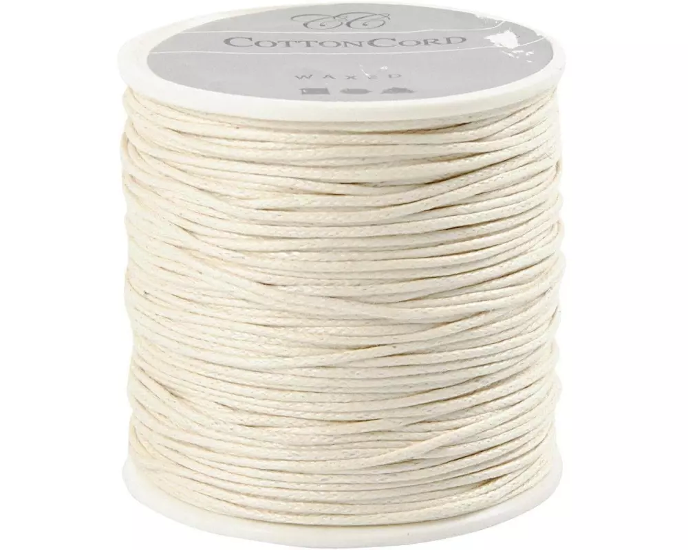 Creativ Company Baumwollband 1 mm gewachst