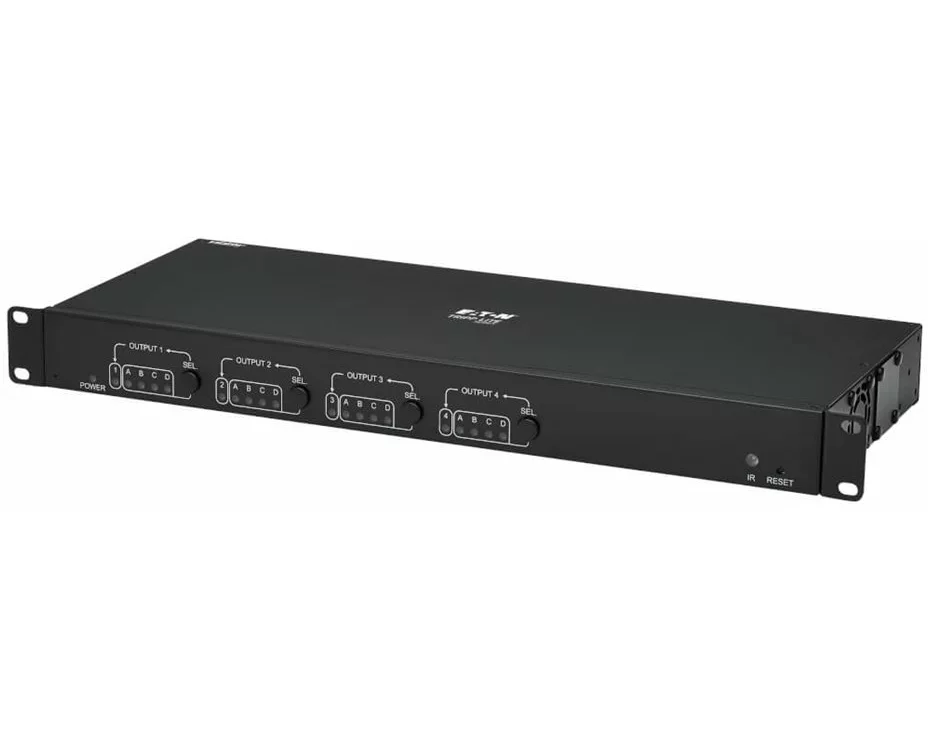 EATON TRIPPLITE 1x4, HDMI, over, Cat6, Splitter, for, Medical, Applications, 4K, 60Hz, HDR, 4:4:4, PoC, 230ft., 70m, TAA