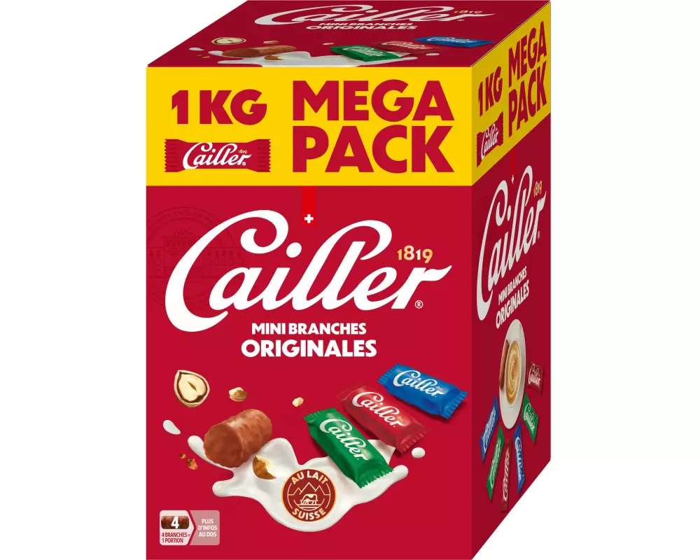 Cailler Branches Milchschokoladenriegel'Originale Mini 1 kg