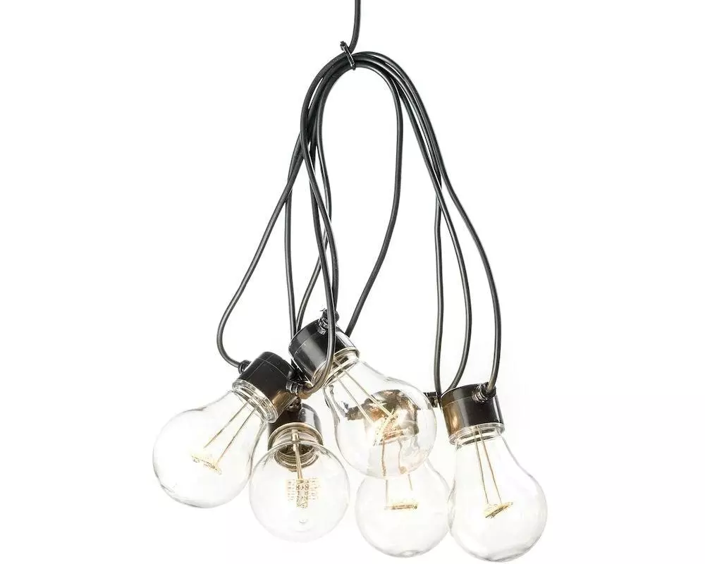 Konstsmide Lichterkette LED Party Lichterkette - klar, Timer