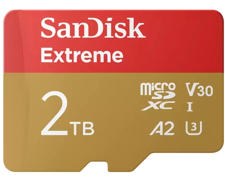 Extreme microSDXC 2TB+SD Adapt 240MB/s