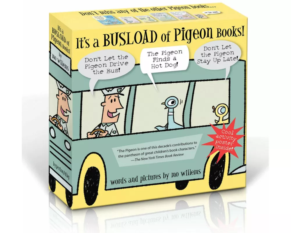 A BUSLOAD OF PIGEON BOOKS: Great for holiday gifting!