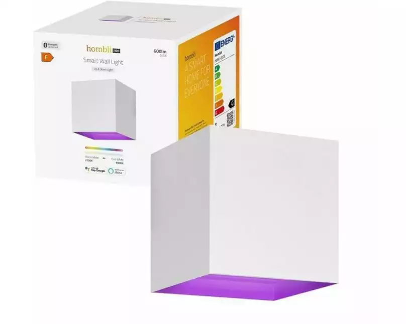 hombli Gartenleuchte Smart Wall Light 2 x 3W, RGB+CCT, Weiss