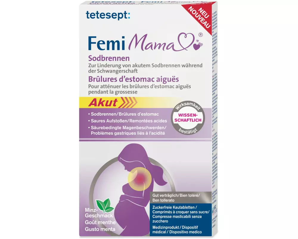 tetesept Femi Mama Sodbrennen 10 Kautabletten
