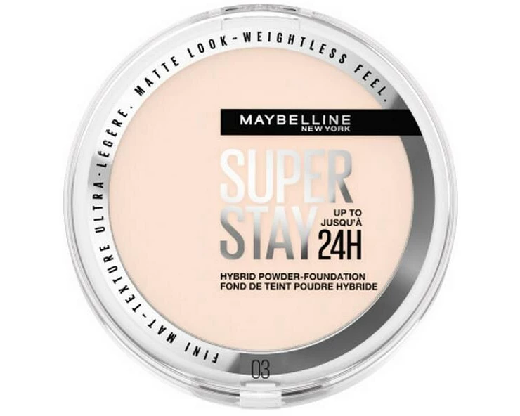 Maybelline Super Stay Hybrides Puder 3 True Ivory
