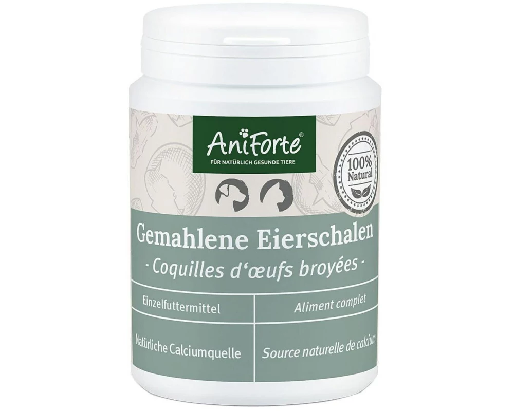 AniForte Hunde-Nahrungsergänzung Eierschalen Pulver 250 g