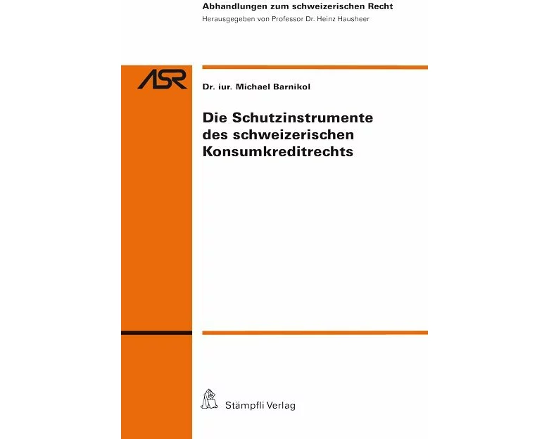 Die Schutzinstrumente des schweizerischen Konsumkreditrechts
