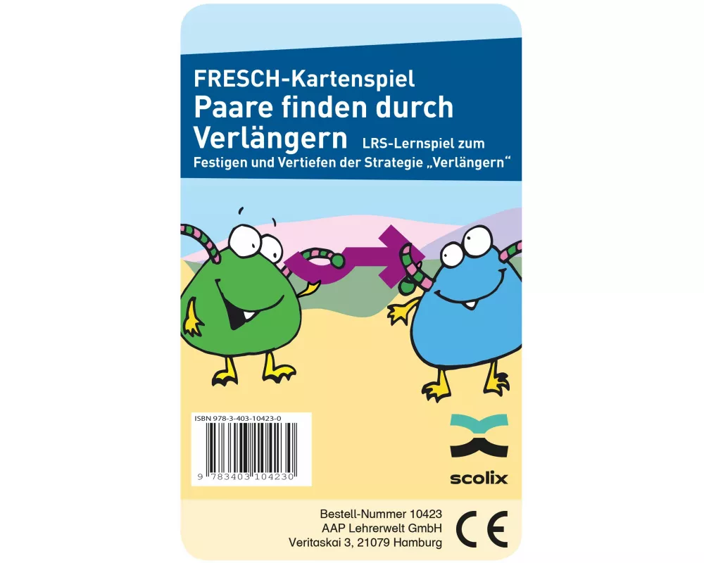 FRESCH-Kartenspiel: Paare finden durch Verlängern