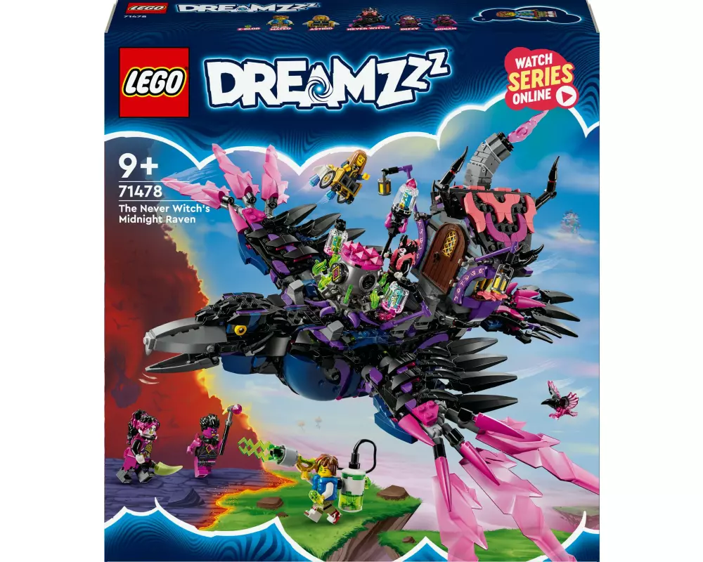 LEGO® DreamZzz Der Mitternachtsrabe der Nimmerhexe 71478