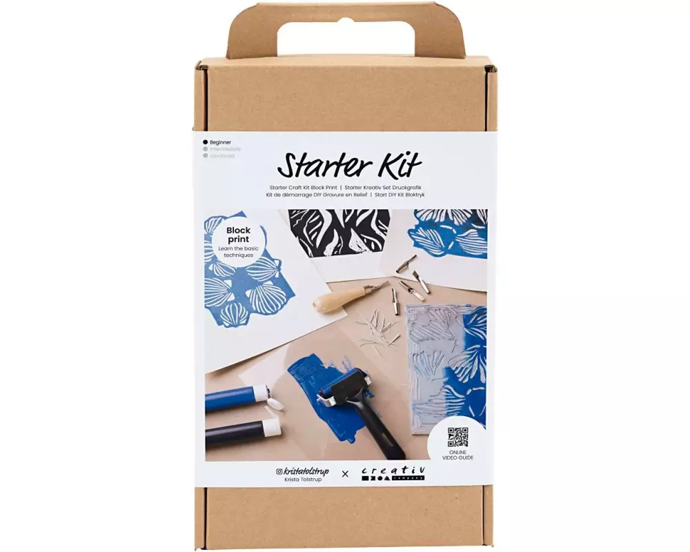 Creativ Company Bastelset Starter-Set Linoldruck
