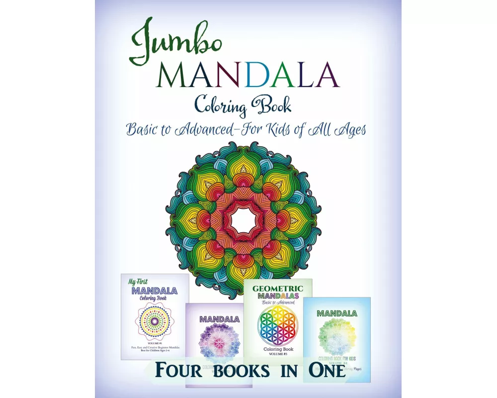 Jumbo Mandala Coloring Book