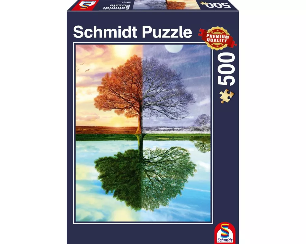 Jahreszeiten-Baum. Puzzle 500 Teile