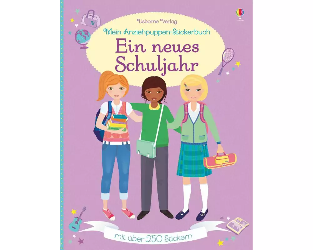 Mein Anziehpuppen-Stickerbuch: Ein neues Schuljahr