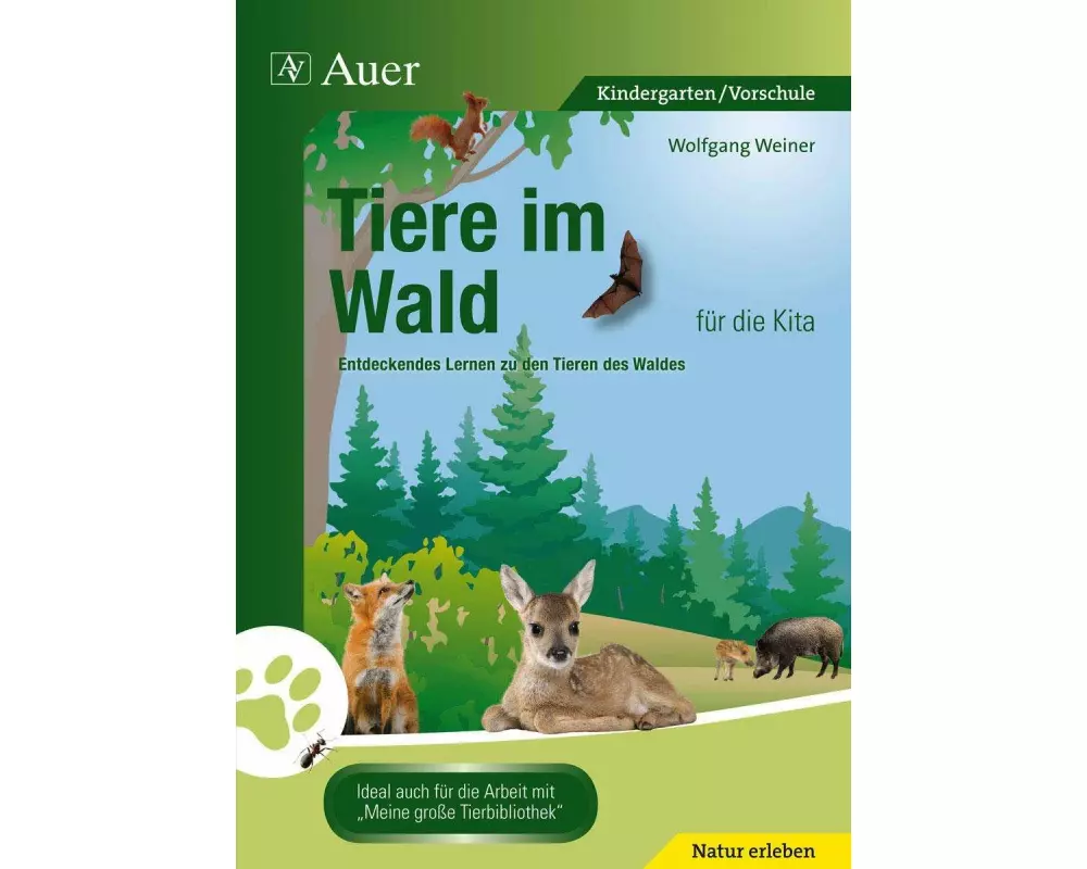 Tiere im Wald für die Kita