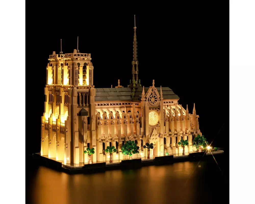 BrickBling LED-Licht-Set für LEGO Notre-Dame de Paris (21061)