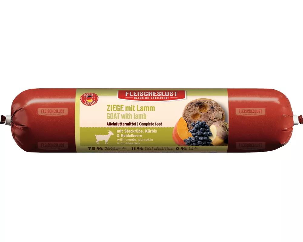 Fleischeslust Nassfutter Classic Ziege, 400 g