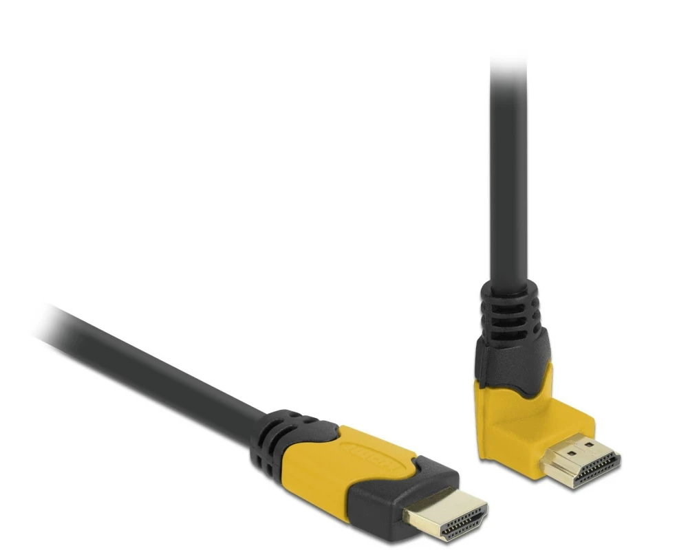 Delock Kabel Oben gewinkelt 8K 60Hz HDMI - HDMI, 1 m