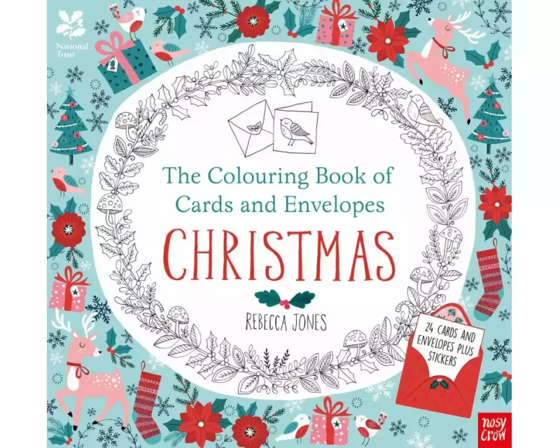 National Trust: The Colouring Book of Cards and Envelopes - Christmas