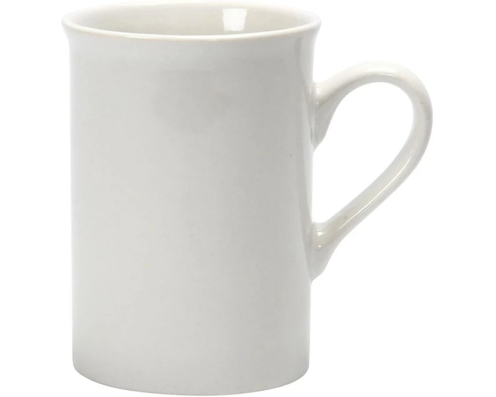 Creativ Company Tasse weiss, H: 10 cm 10 Stück
