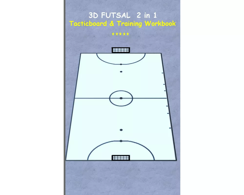 3D Futsal 2 in 1 Tacticboard and Training Book