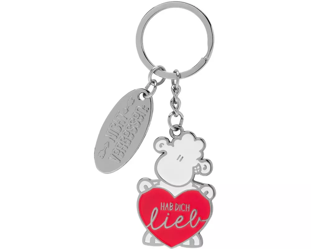 Sheepworld Schlüsselanhänger Hab dich lieb 9.1 cm, 1 Stück