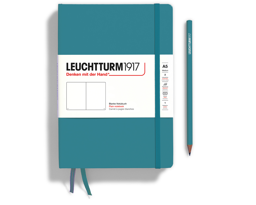 LEUCHTTURM Notizbuch A5 365-492 Medium ocean blanco