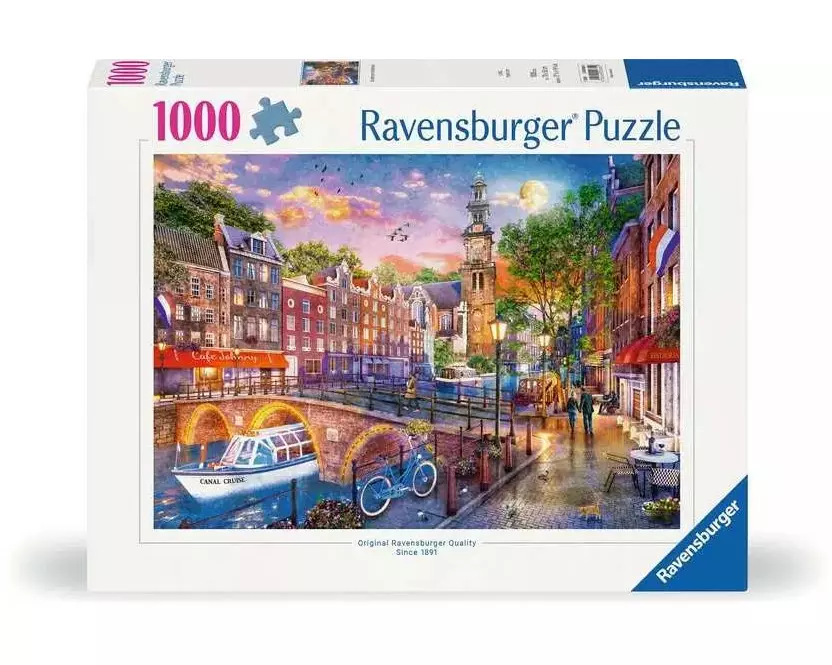 Ravensburger Puzzle Sonnenuntergang Amsterdam 1000 Teile